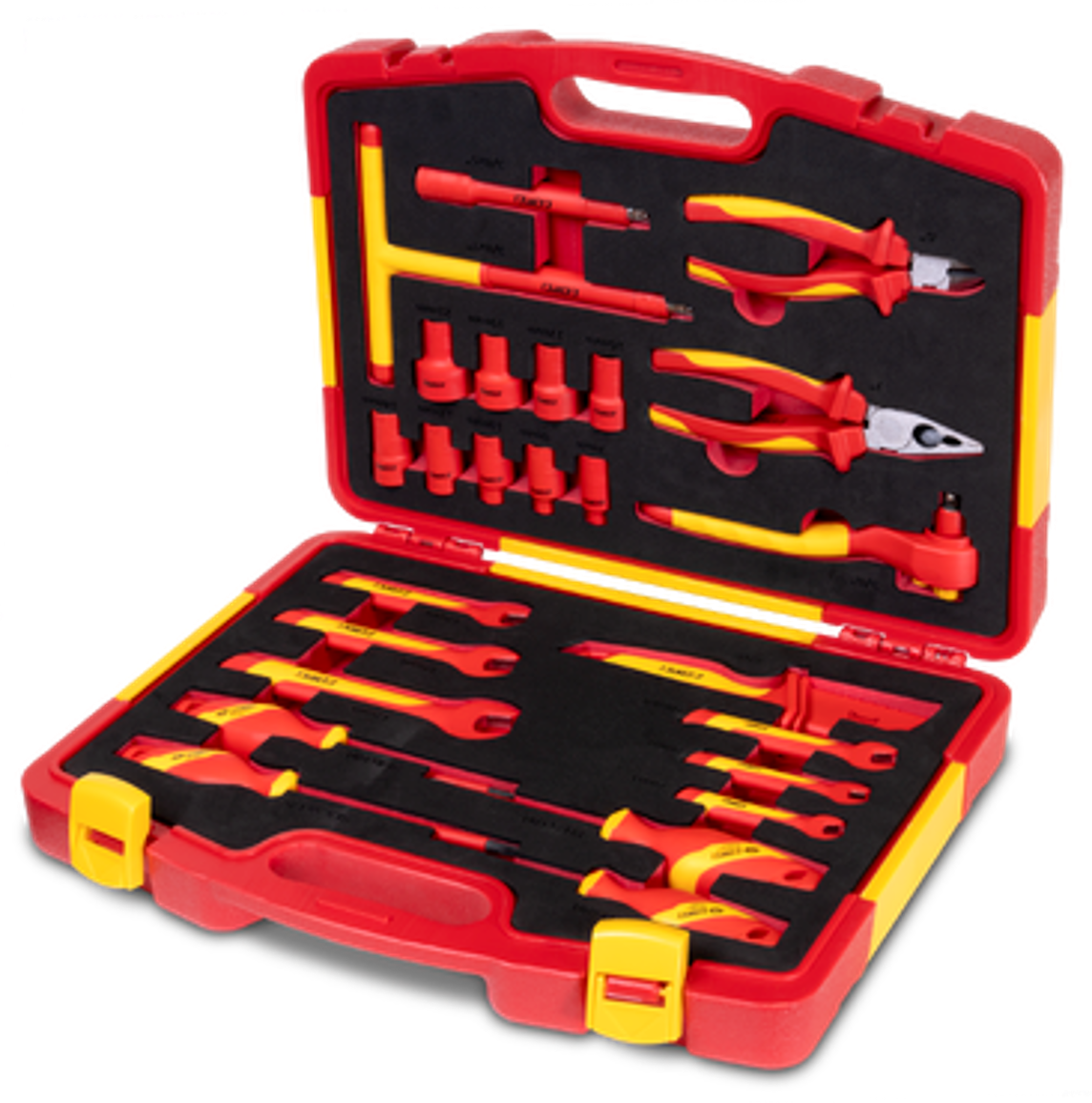 SERVANTE CARROSSERIE - Coffret 25 outils isolés 1000V
